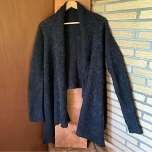 100% Icelandic wool waterfall cardigan